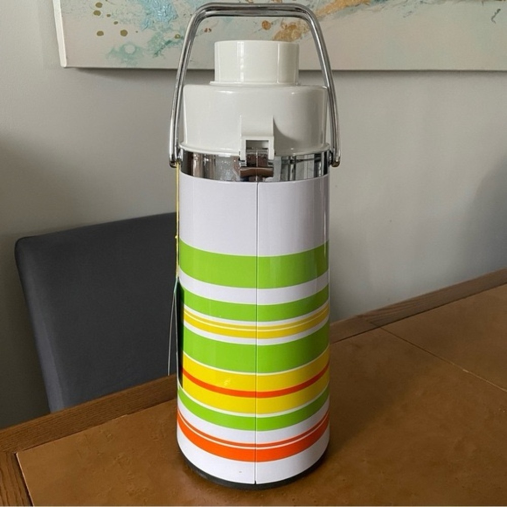 70s Vintage Capricio Coffee Tea Dispenser Thermos Airpot Retro NWT